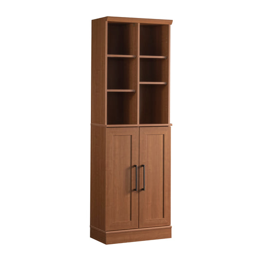 Storage Cabinet with Versatile Storage, Brown finish