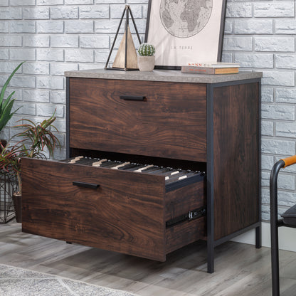 White Filing Cabinet - 1-2 Drawer Lateral File