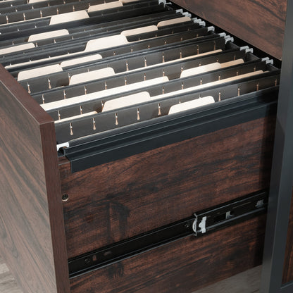 White Filing Cabinet - 1-2 Drawer Lateral File