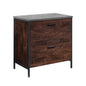 Lateral File with Full-Extension Slides, Dark Walnut finish