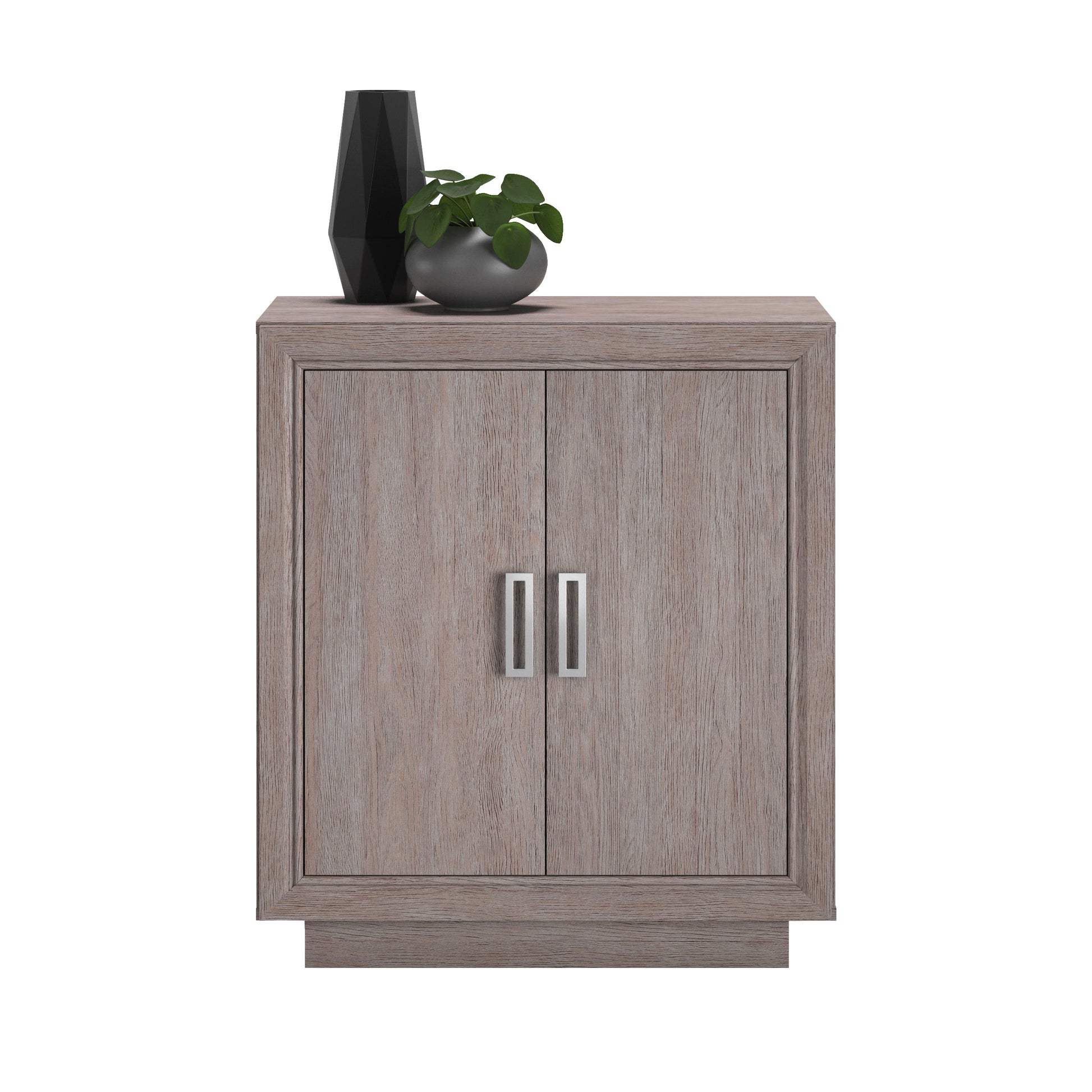 Brown Oak File Cabinet - 1-2 Shelf Storage