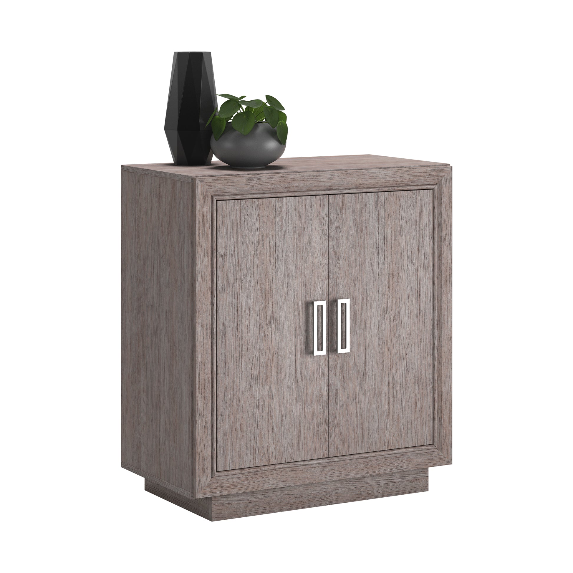 Brown Oak File Cabinet - 1-2 Shelf Storage
