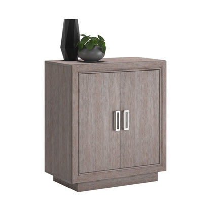 Brown Oak File Cabinet - 1-2 Shelf Storage