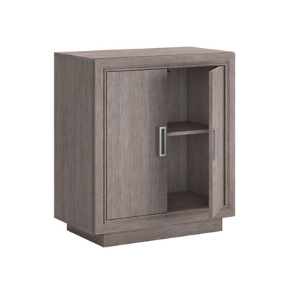 Brown Oak File Cabinet - 1-2 Shelf Storage