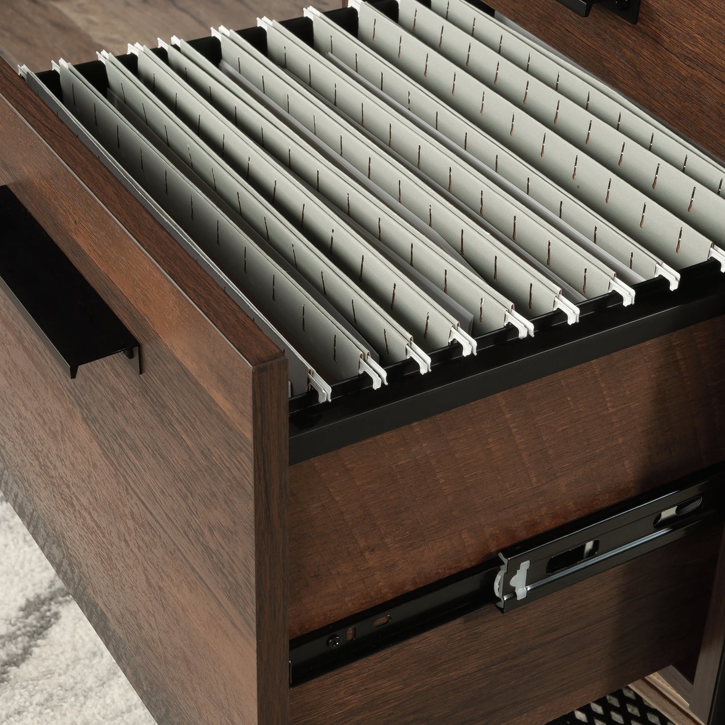 Mobile Filing Cabinet - 1 Drawer & 2 Drawers White