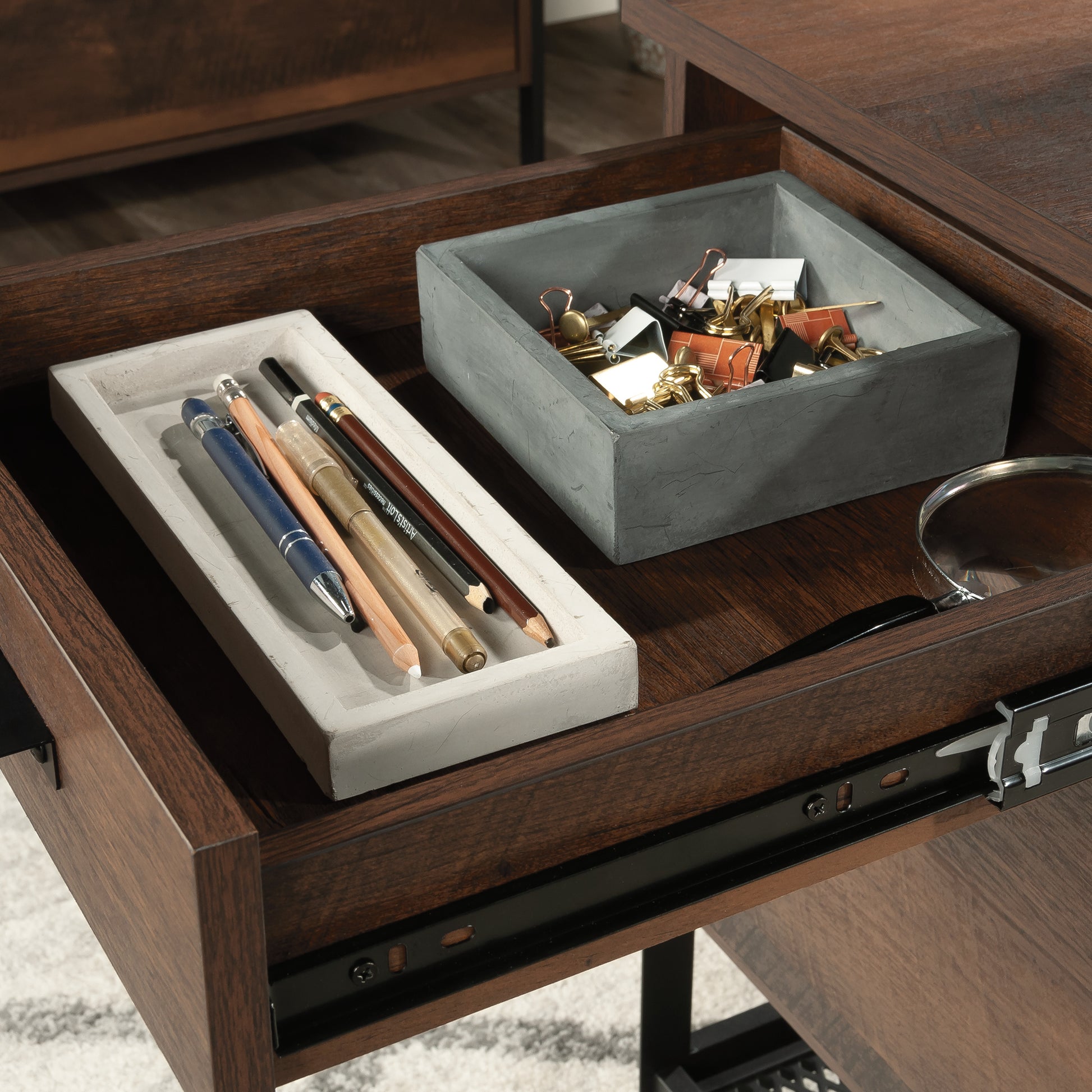 Mobile Filing Cabinet - 1 Drawer & 2 Drawers White