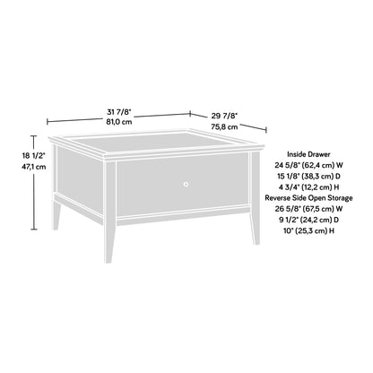 Brown Rectangular Writing Desk - Ergonomic Design for Living Room