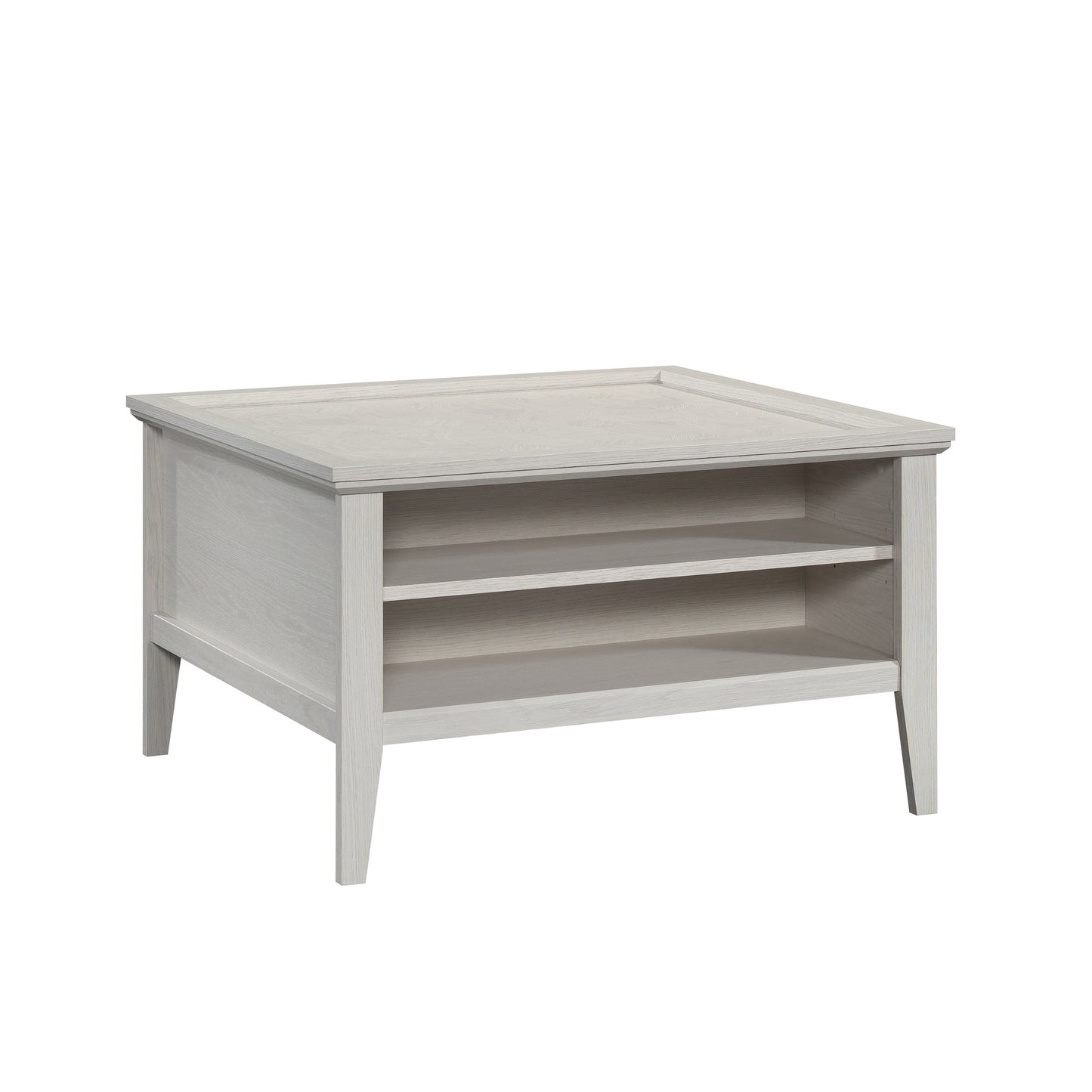 Brown Rectangular Writing Desk - Ergonomic Design for Living Room