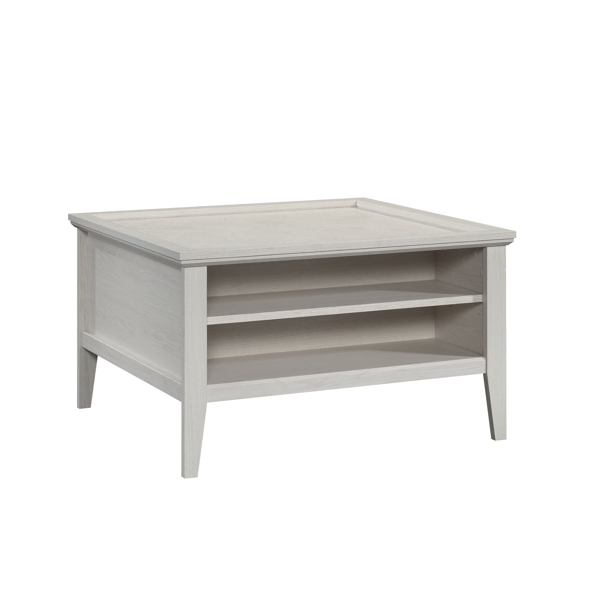 Brown Rectangular Writing Desk - Ergonomic Design for Living Room