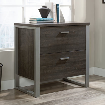 2-Drawer Black Filing Cabinet - Office Storage