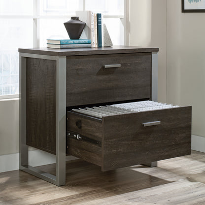 2-Drawer Black Filing Cabinet - Office Storage