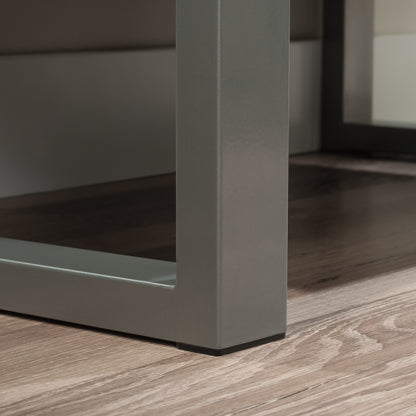 2-Drawer Black Filing Cabinet - Office Storage