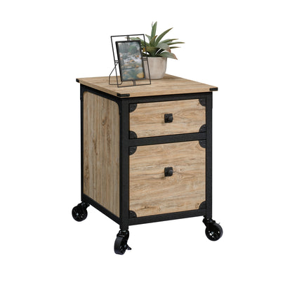 Industrial Brown Filing Cabinet with Drawers for Office Storage for Home Office