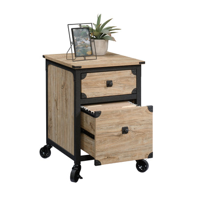 Industrial Brown Filing Cabinet with Drawers for Office Storage for Home Office