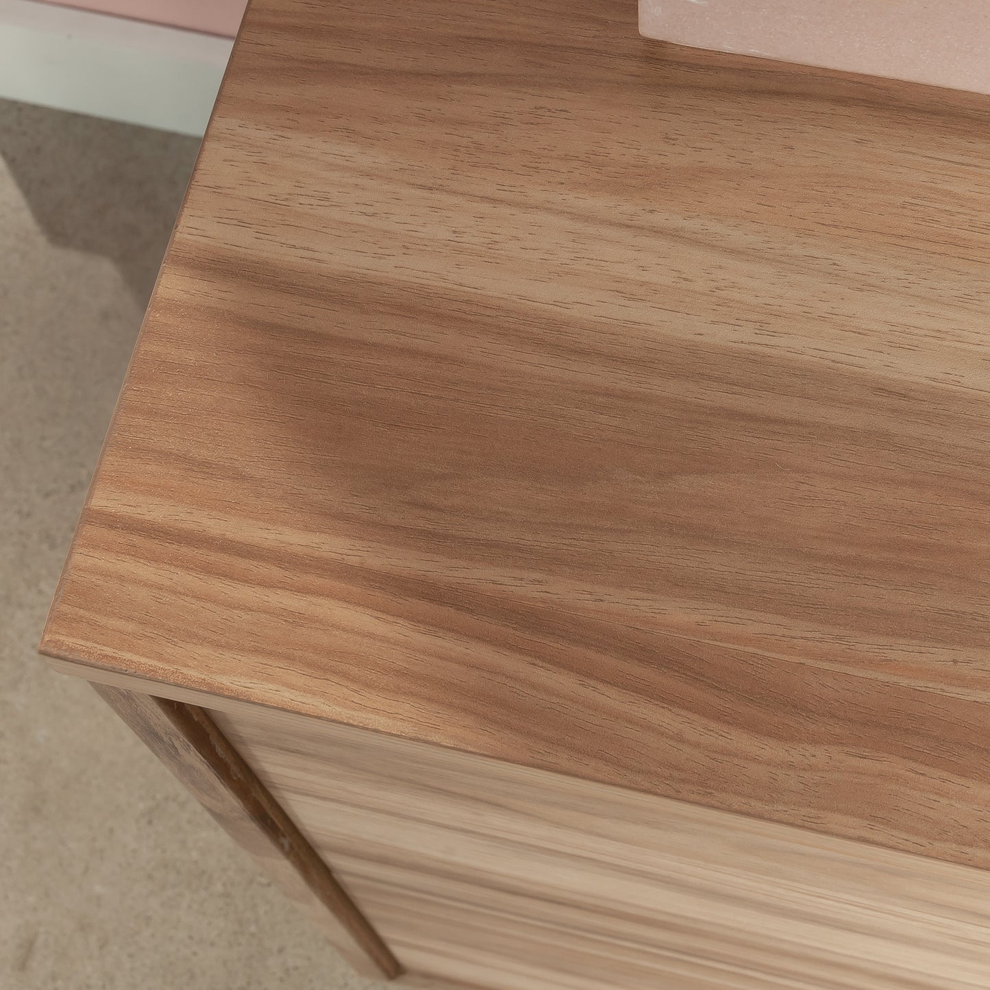 2-Drawer Filing Cabinet - Brown Oak Finish