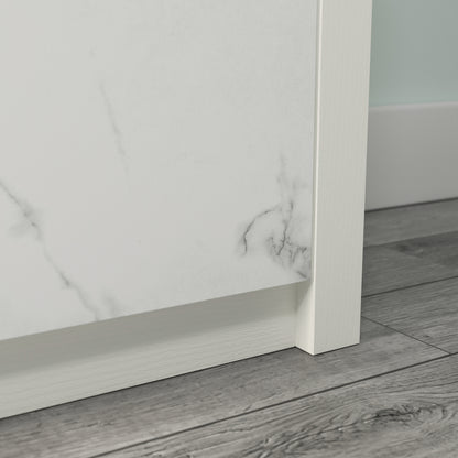 White Filing Cabinet with 1-2 Drawers - Office Storage for Home Office