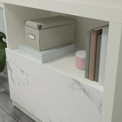 White Filing Cabinet with 1-2 Drawers - Office Storage for Home Office
