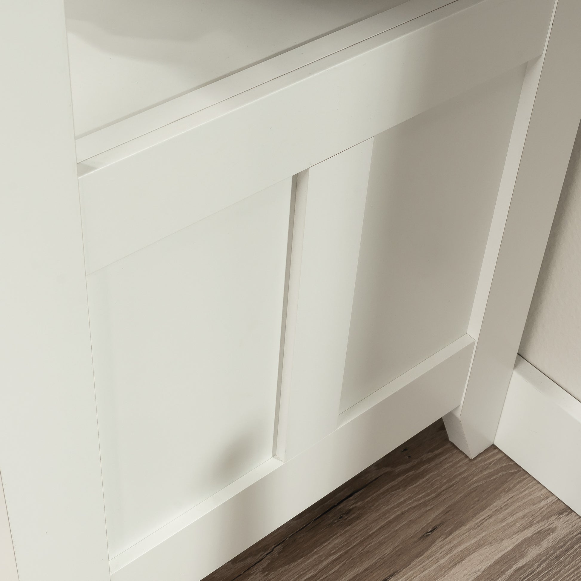 Farmhouse Brown Filing Cabinet with Shelves for Office Storage