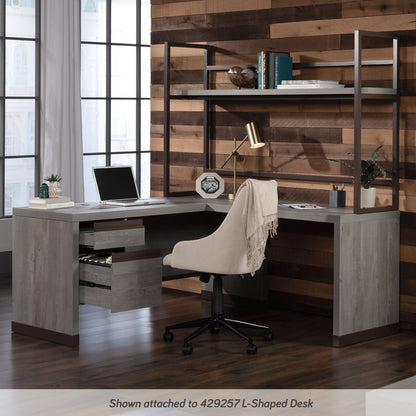 Brown Credenza Hutch - Storage & Display Shelving