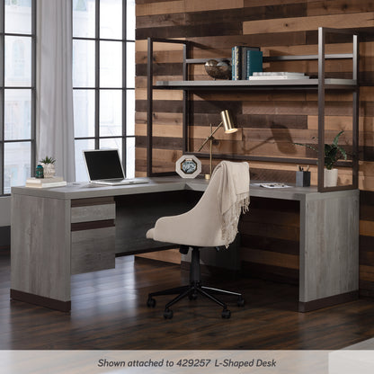 Brown Credenza Hutch - Storage & Display Shelving