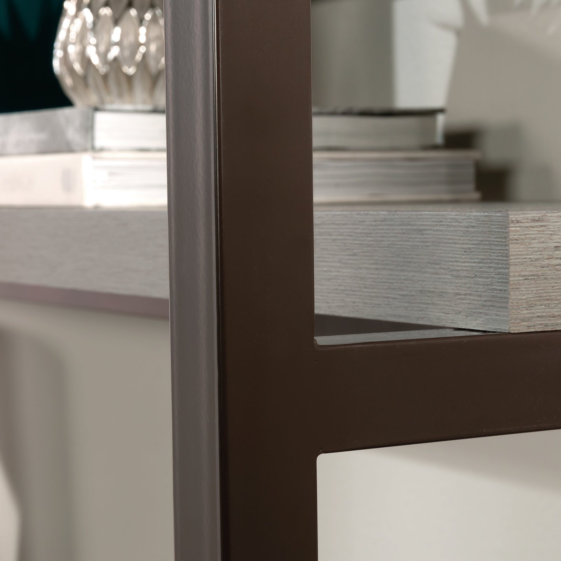 Brown Credenza Hutch - Storage & Display Shelving