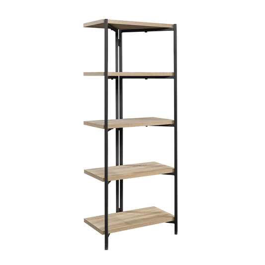 Bookcase with Thick Shelves, Brown finish
