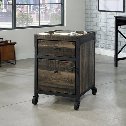 Espresso Mobile File Cabinet - 2 Drawers