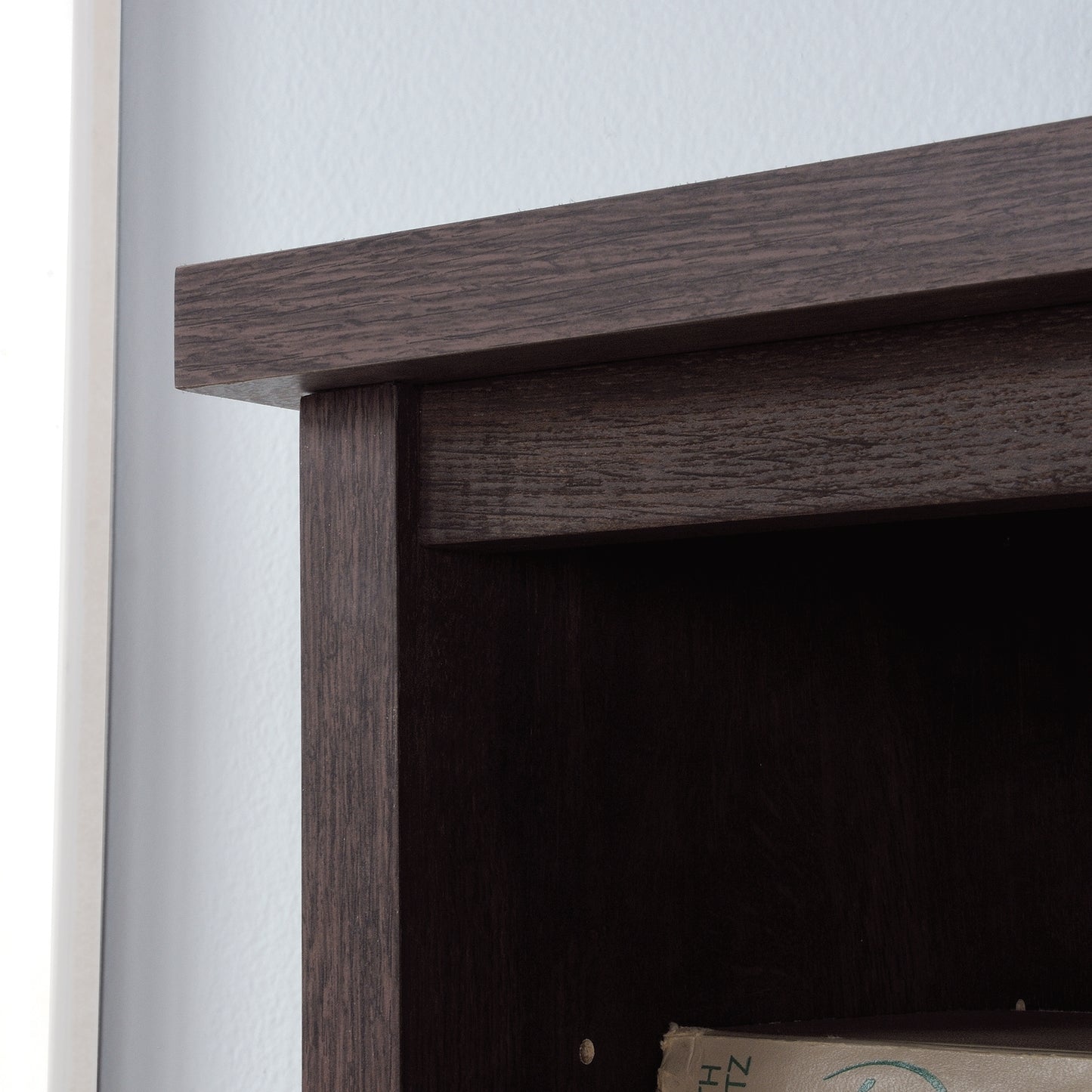 Brown 4 Shelf Hutch - Office Storage Cabinet