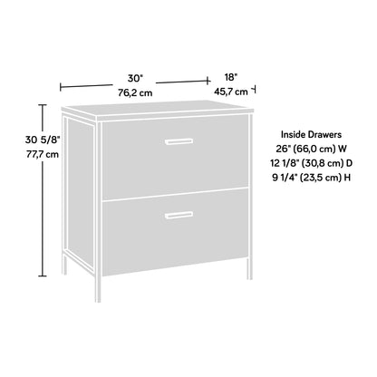 Brown Lateral File Cabinet - 1-2 Drawers