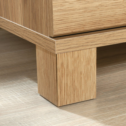 Brown Oak Filing Cabinet - 1-2 Drawer Lateral File
