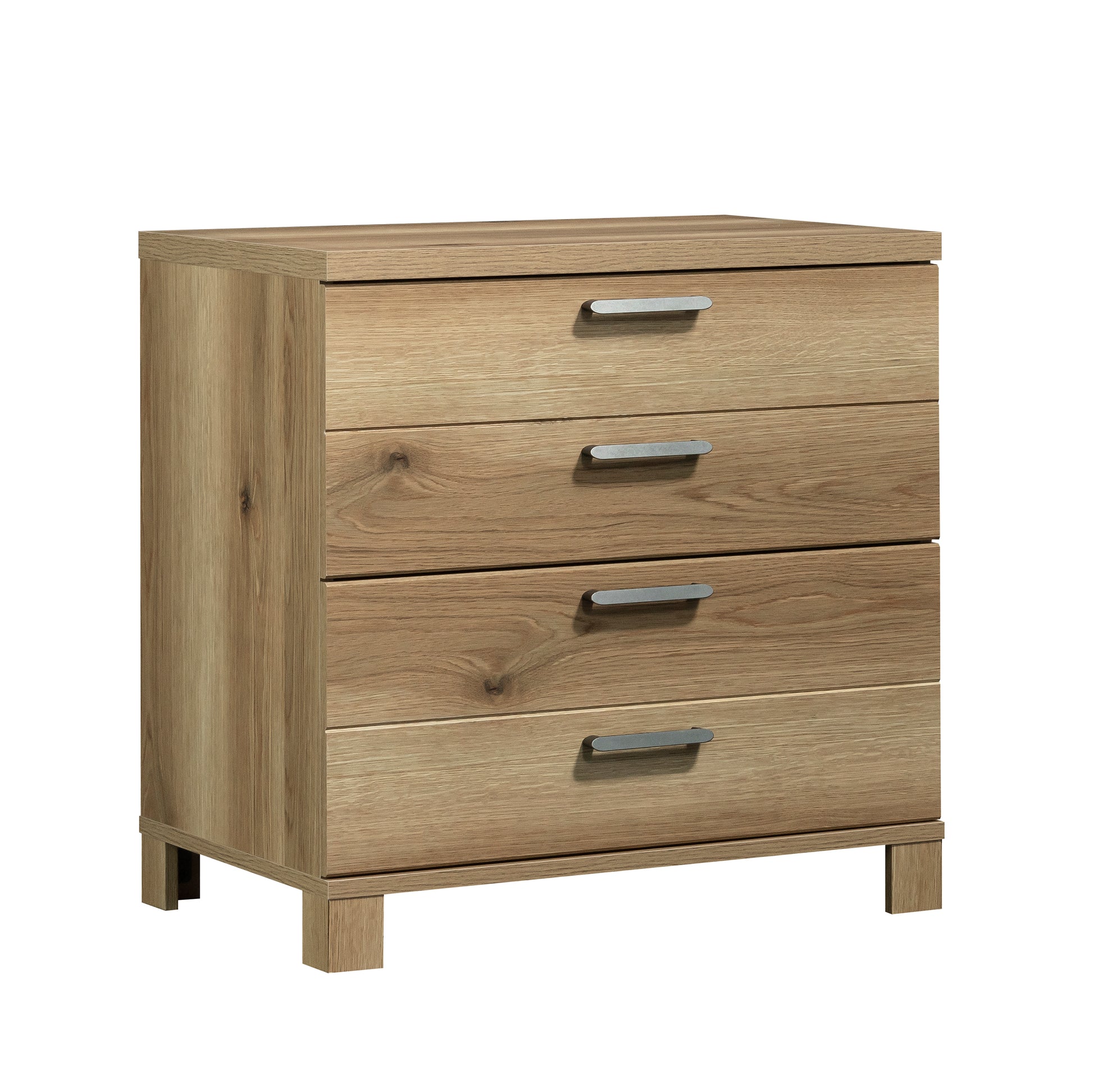 Lateral File with Practical Storage, Brown finish