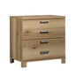 Lateral File with Practical Storage, Brown finish