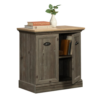 Brown Rustic Freestanding File Cabinet - 1-2 Shelves