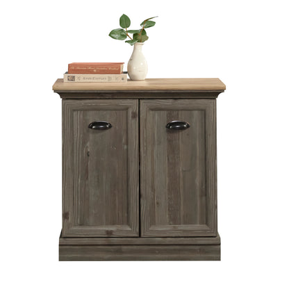 Brown Rustic Freestanding File Cabinet - 1-2 Shelves