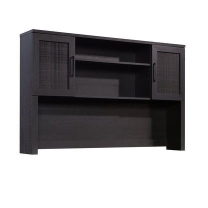 Coastal Hutch with Storage, Black finish