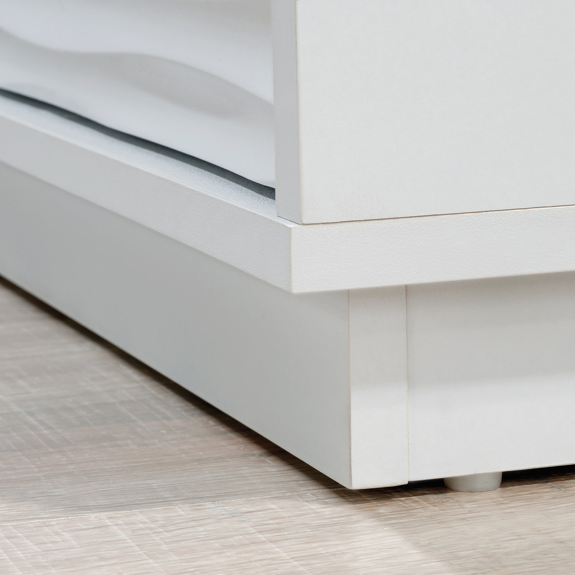 Coastal Bookcase With Lower Drawer, White finish - Storage & Display Shelving