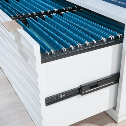 Coastal Bookcase With Lower Drawer, White finish - Storage & Display Shelving