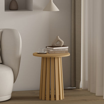 Light Oak End Table Set - Modern Living Room Tables