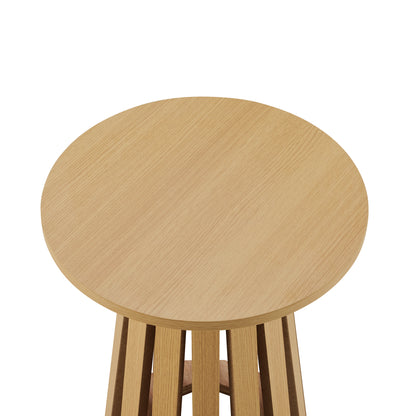 Light Oak End Table Set - Modern Living Room Tables