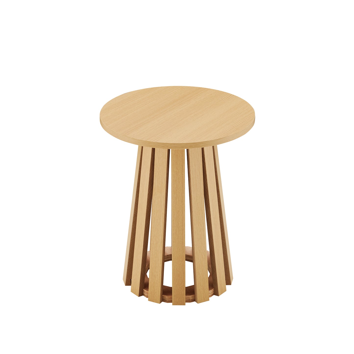 Light Oak End Table Set - Modern Living Room Tables