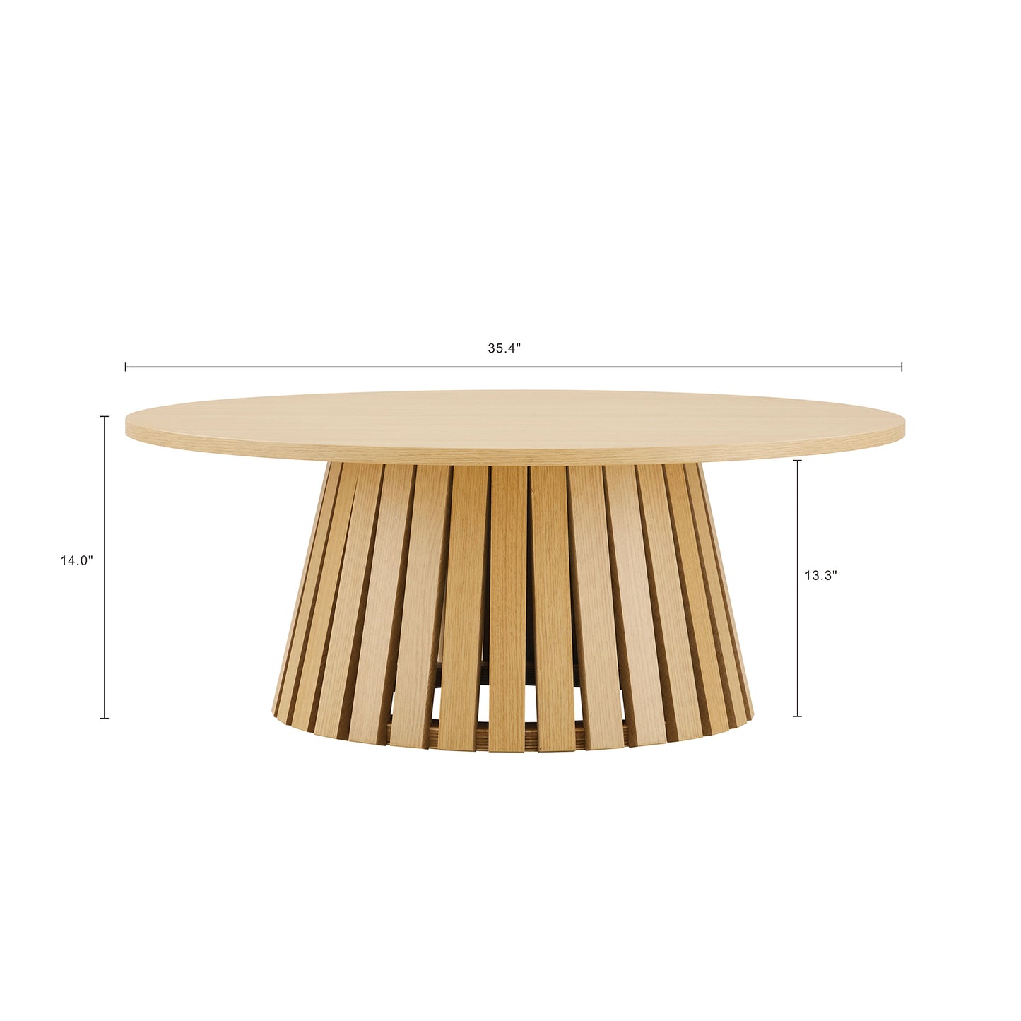Light Oak Coffee Table - Modern & Stylish Design