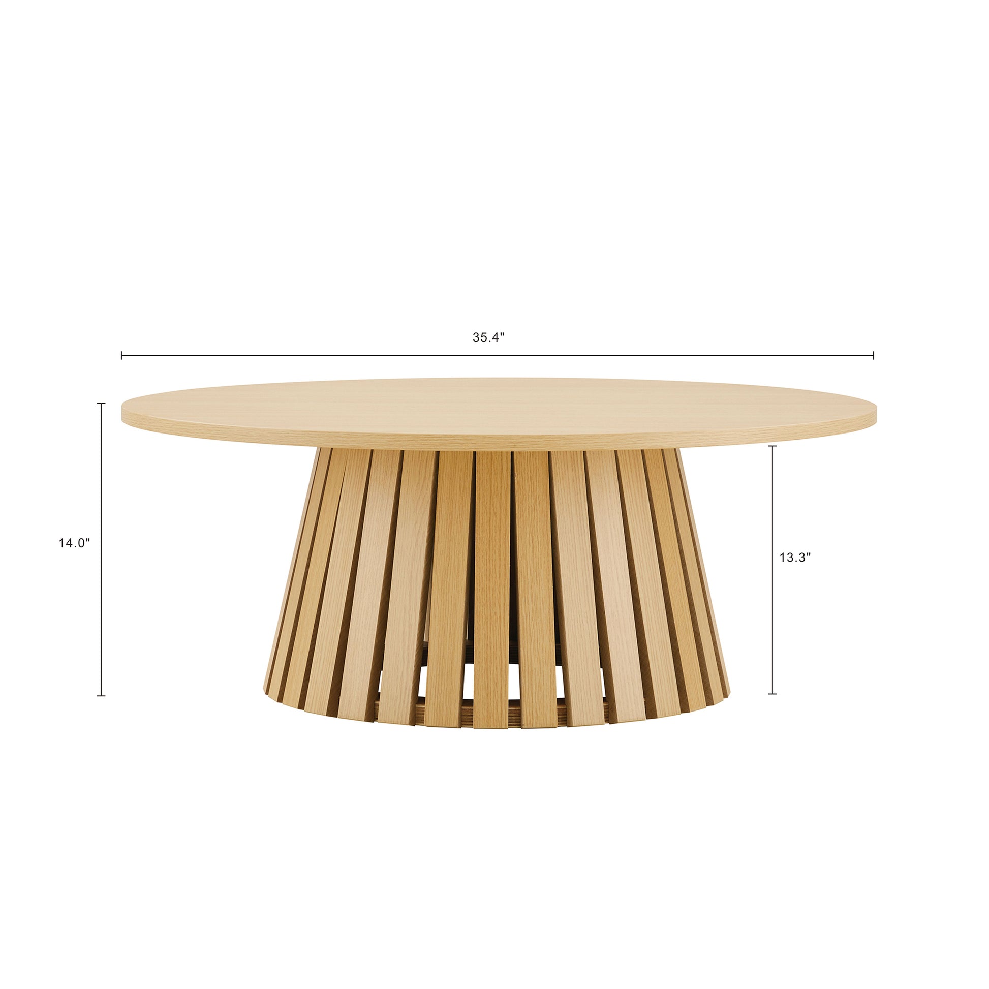 Light Oak Coffee Table - Modern & Stylish Design