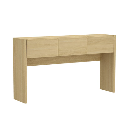 60" Oak Console Table - Entryway Storage Table