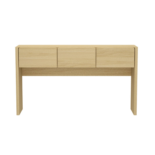 Console Table in Natural Oak