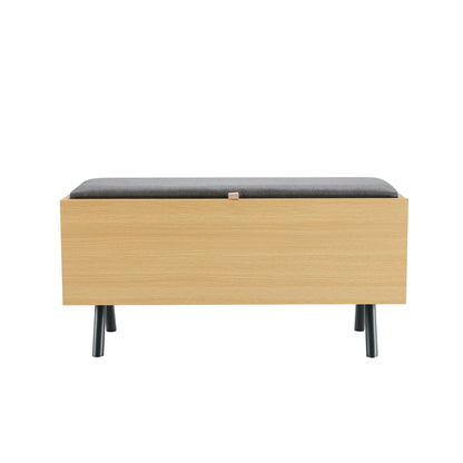Accent Storage Bench in Light Oak