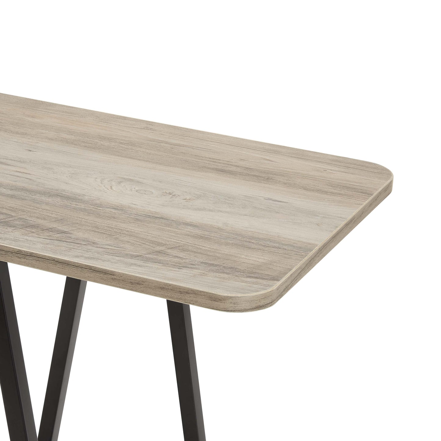 Grey MDF Console Table - Display & Storage