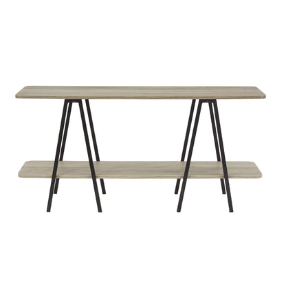 Console Table in Rustic Gray