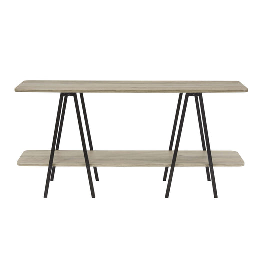 Console Table in Rustic Gray