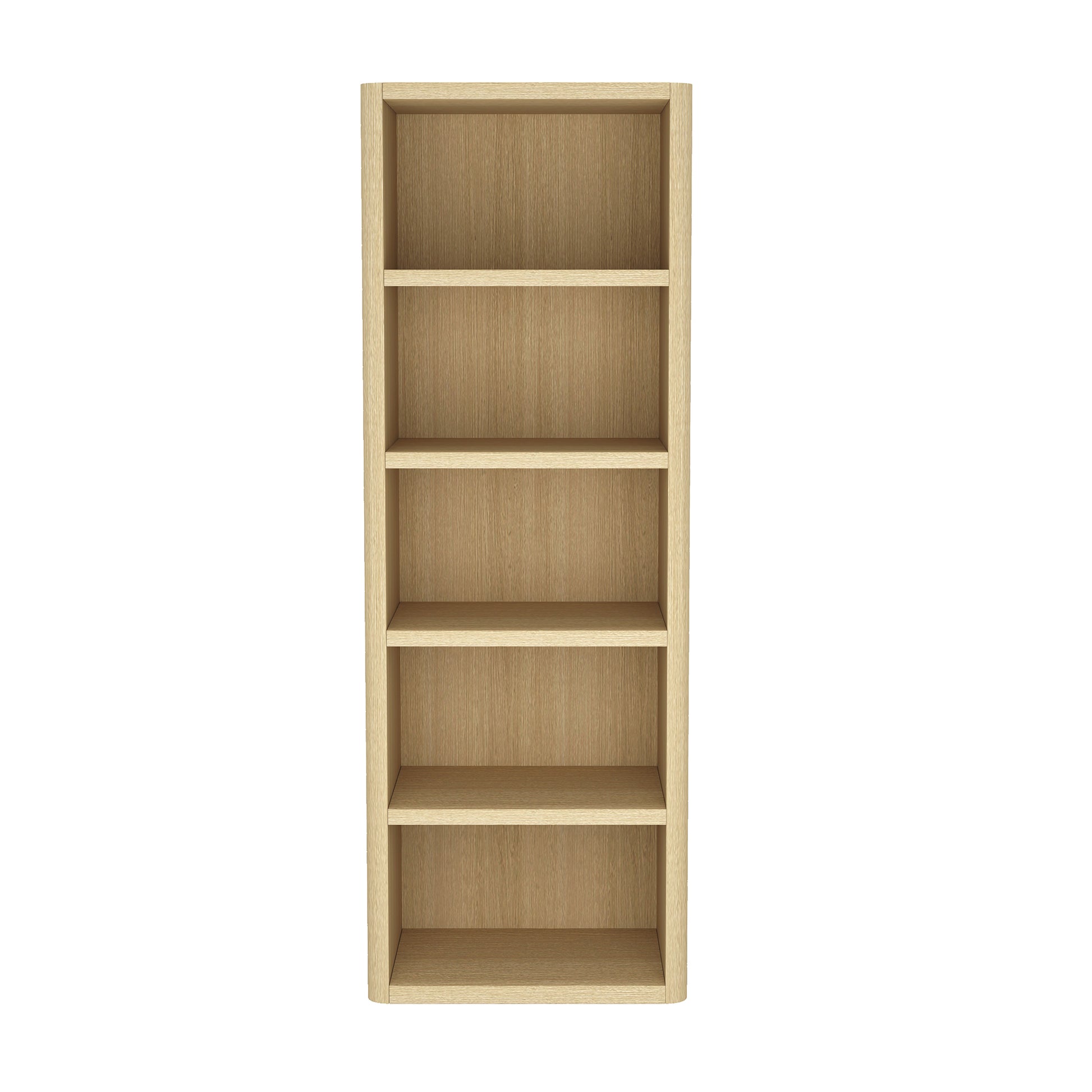 Open Bookcase in Natural Oak