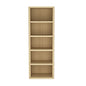Open Bookcase in Natural Oak